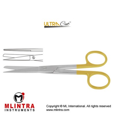 UltraCut™ TC Operating Scissor Straight - Sharp/Blunt Stainless Steel, 14.5 cm - 5 3/4"